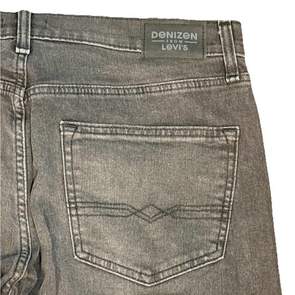 Denizen from Levi's 208 Regular Taper Jeans Faded Black Gray 34x32 - Picture 6 of 8